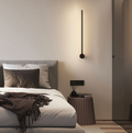 Modern Black Aluminum LED Wall Light – Sleek 9W Contemporary Indoor & Outdoor Lighting