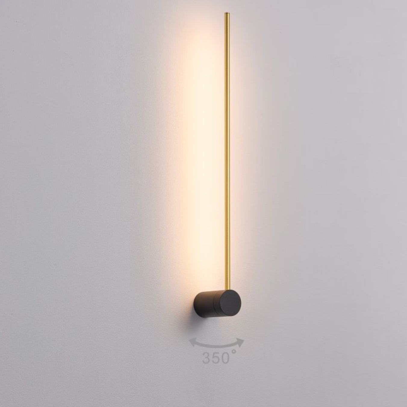 Modern Black Aluminum LED Wall Light – Sleek 9W Contemporary Indoor & Outdoor Lighting