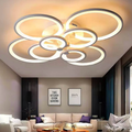 Luxury Dimmable LED Ceiling Light – Elegant Modern Chandelier-Style Lighting with 3000K Warm Glow