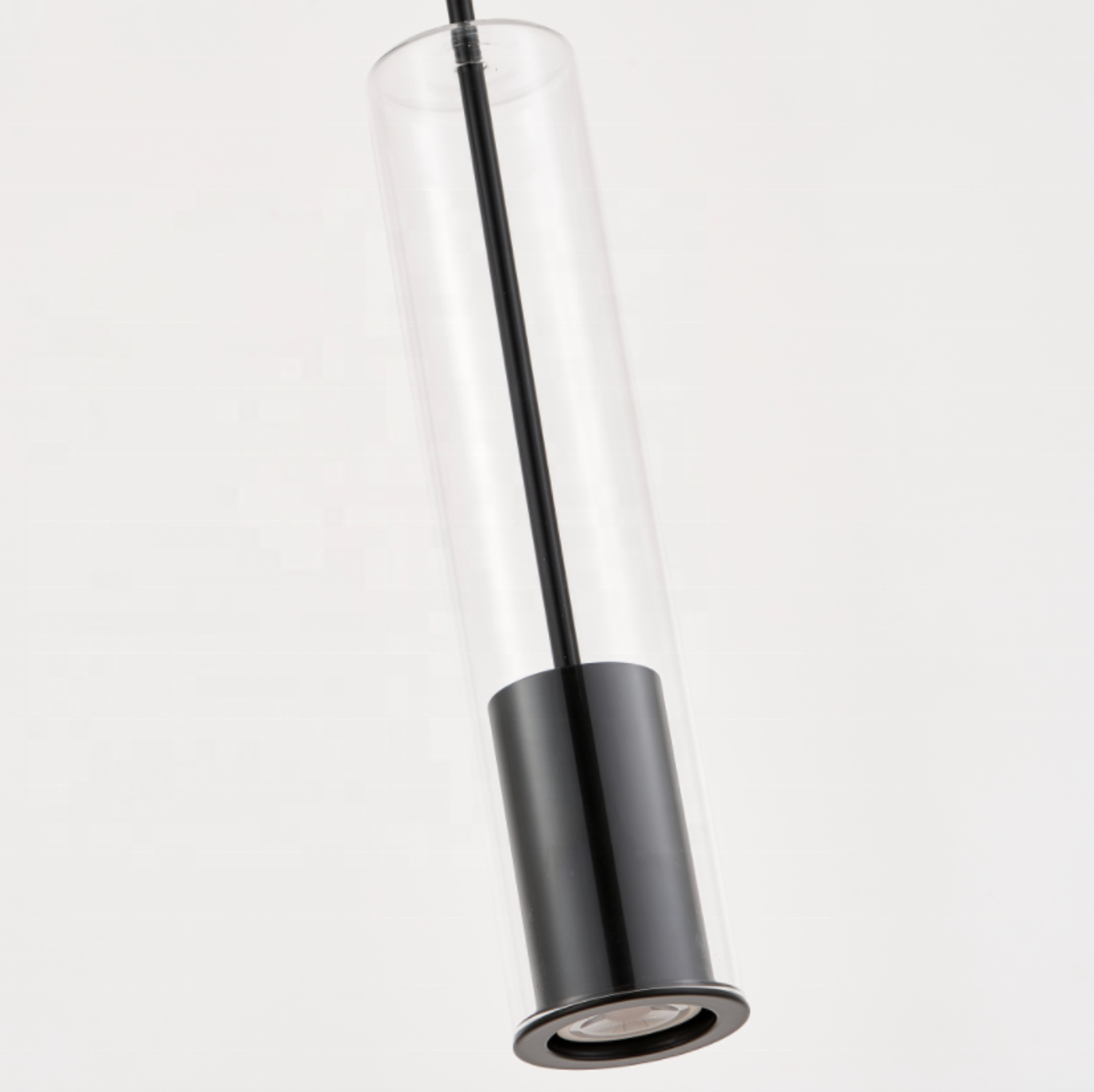 ✨ Modern Cylinder Glass Pendant Light – Elegant Contemporary Ceiling Fixture