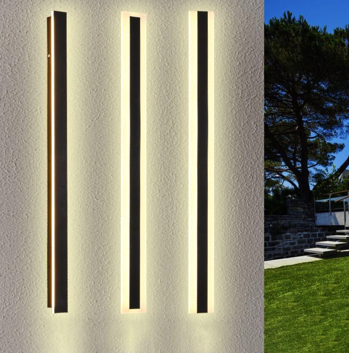 ✨ Waterproof Strip Wall Light – Luxury Modern Lighting Fixture for Elegant Interiors