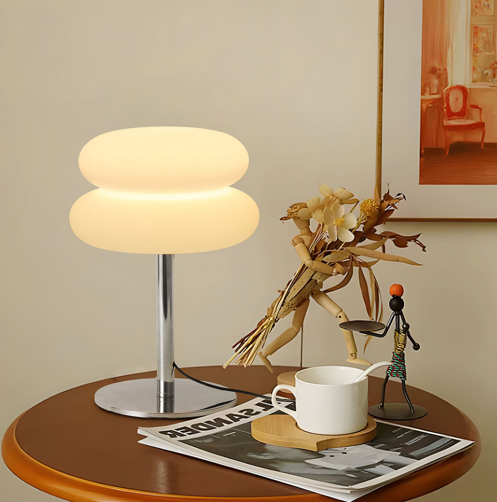 Modern Orange Table Lamp – Stylish Contemporary Accent Light for Elegant Home Décor
