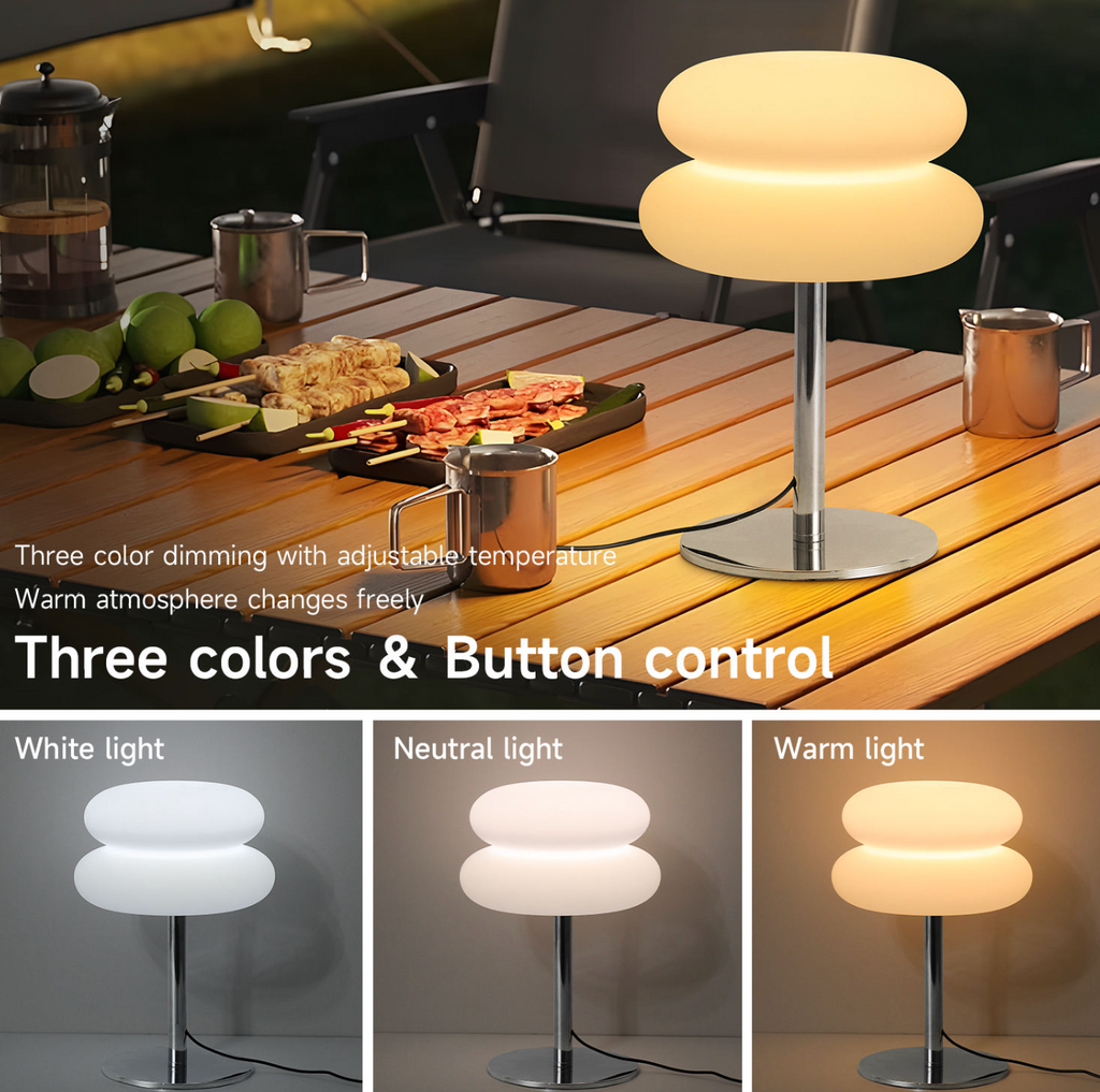Modern Orange Table Lamp – Stylish Contemporary Accent Light for Elegant Home Décor