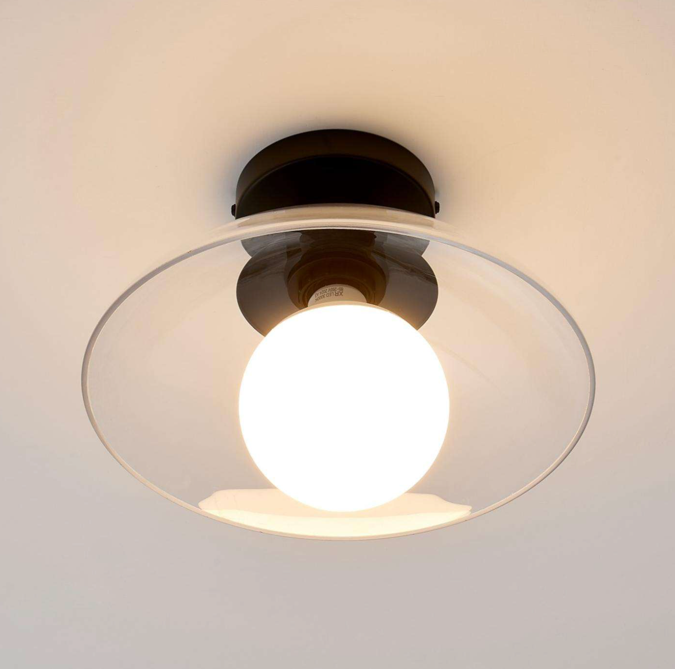 ✨ Farmhouse Glass Pendant Light – Rustic Vintage Ceiling Fixture for Timeless Home Décor