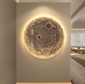 ✨ 3D Moon Wall Lamp – Modern Relief Design for Enchanting Ambient Lighting