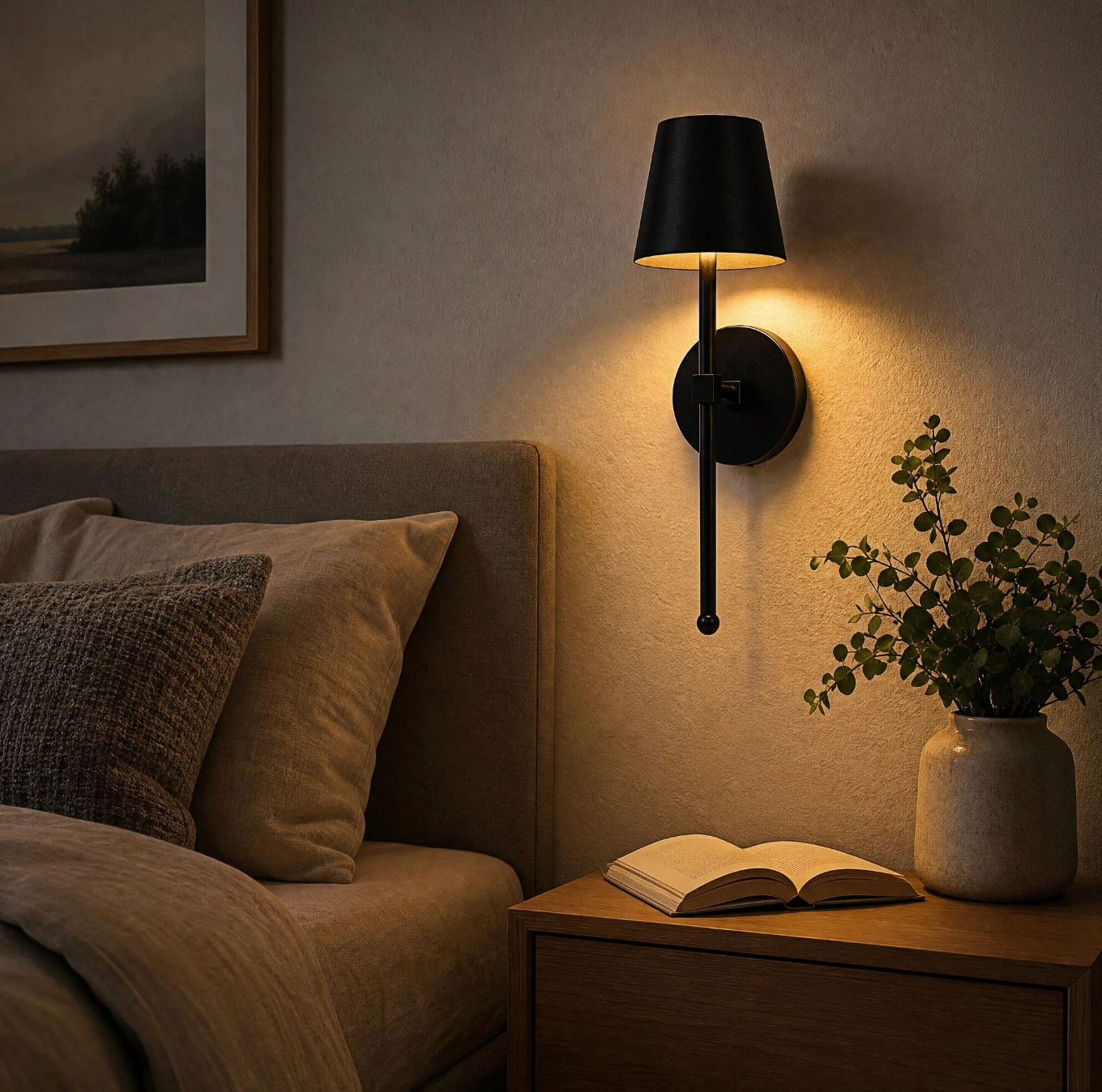 ✨ Minimalist Square LED Wall Lamp – Modern Iron Sconce for Elegant Home Décor