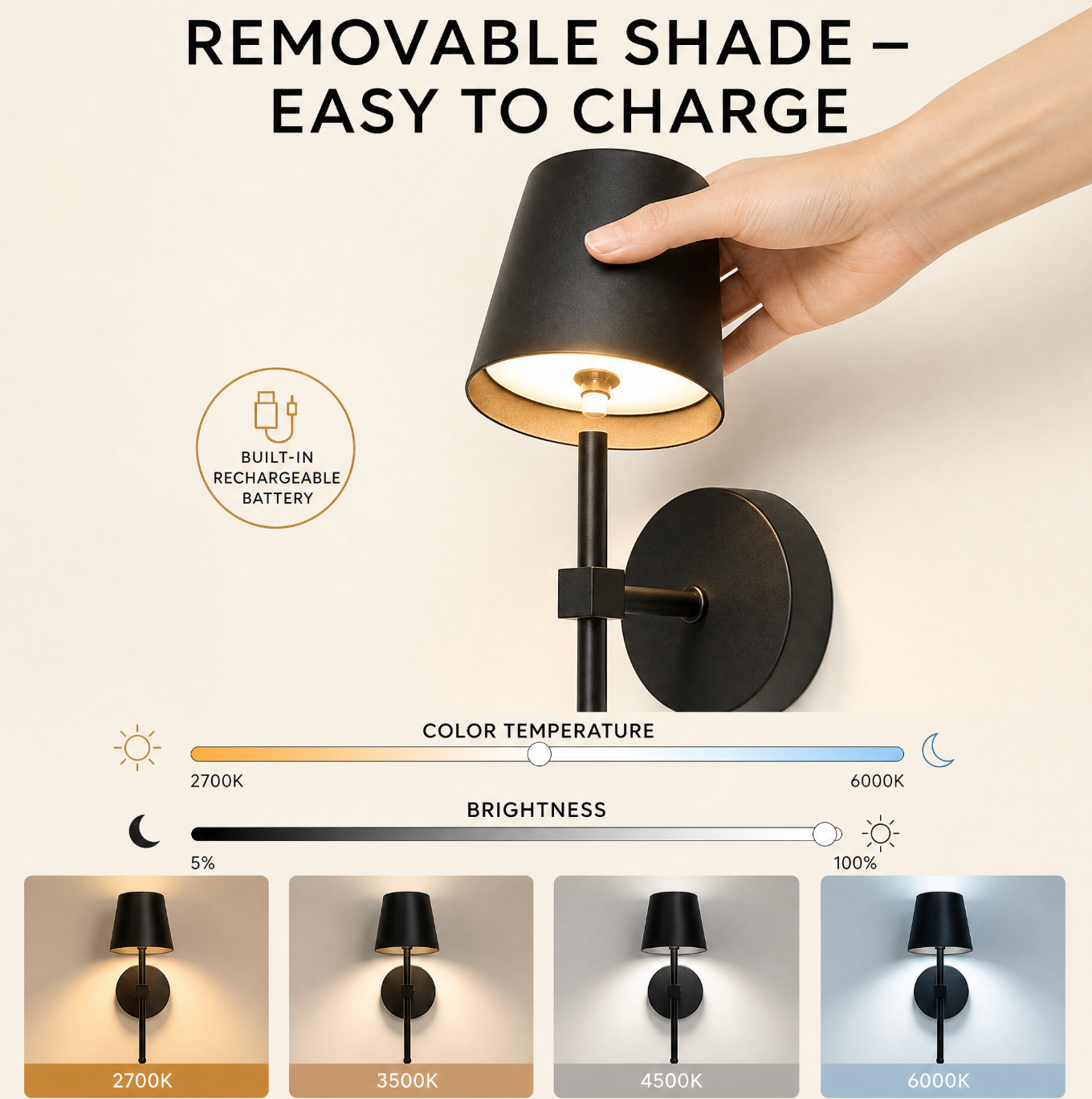 ✨ Minimalist Square LED Wall Lamp – Modern Iron Sconce for Elegant Home Décor