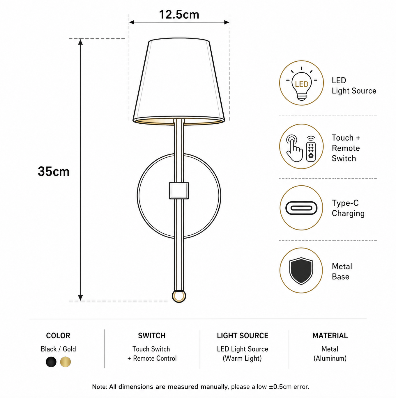 ✨ Minimalist Square LED Wall Lamp – Modern Iron Sconce for Elegant Home Décor