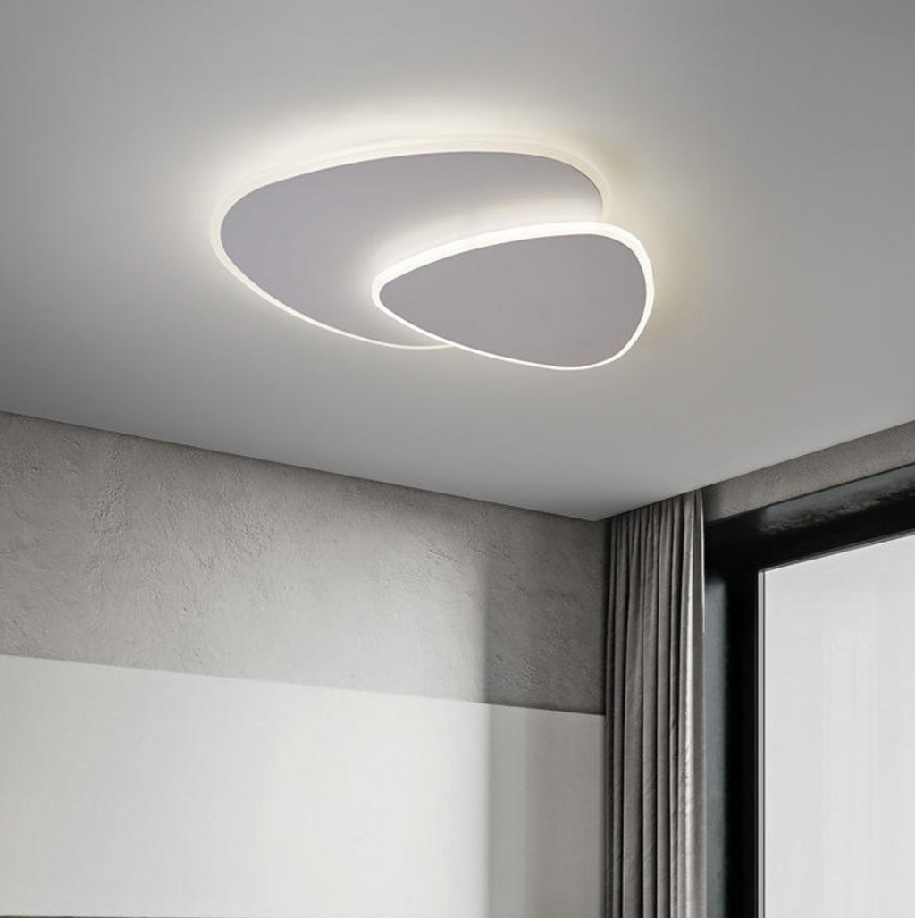 ✨ Modern LED Chandelier – Minimalist Flush Mount Ceiling Light for Elegant Interiors