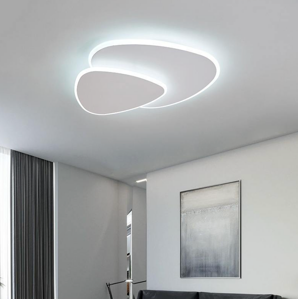 ✨ Modern LED Chandelier – Minimalist Flush Mount Ceiling Light for Elegant Interiors