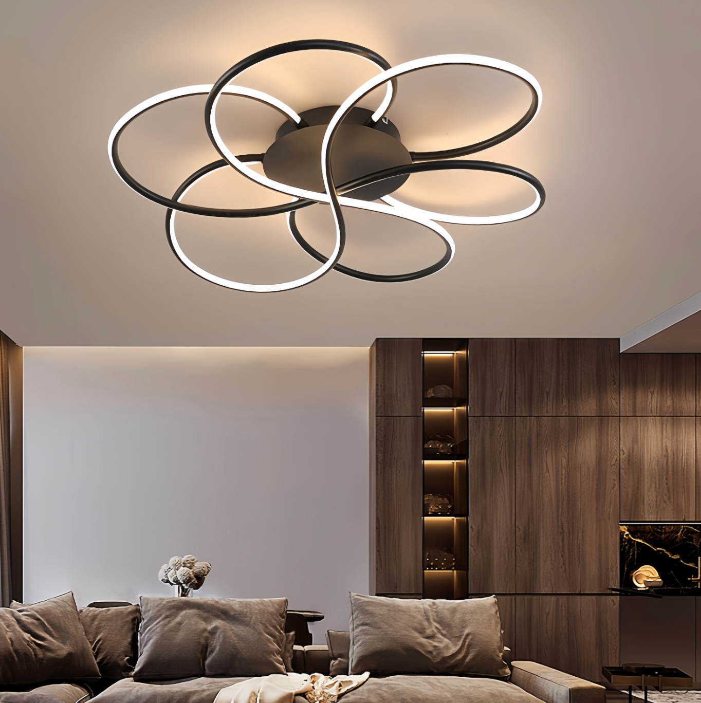 ✨ Modern LED Ceiling Light – Simple Creative Design for Elegant Contemporary Interiors